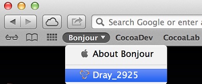 a screenshot of Safari 